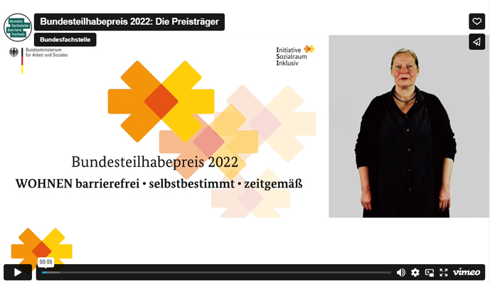 zum Video Preisträger Bundesteilhabepreis 2022