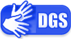Logo für Deutsche Gebärdensprache (DGS)