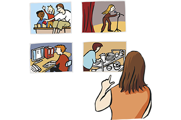 Zeichnung Leichte Sprache