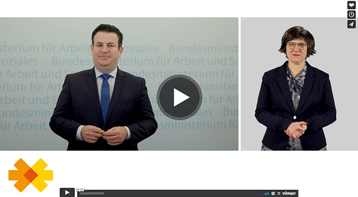 zur Videobotschaft von Hubertus Heil zum Bundesteilhabepreis 2021