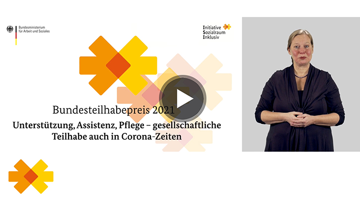 zum Video Preisträger Bundesteilhabepreis 2021