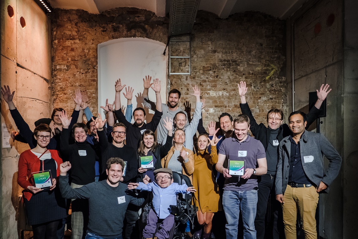 Die Gewinner und Jury des Digital Imagination Award - Foto: Andi Weiland | Gesellschaftsbilder.de