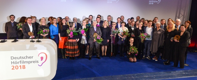 Die Preisträger vom 16. Deutschen Hörfilmpreis | Foto: DBSV/Oliver Ziebe